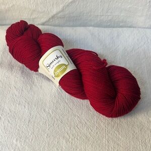 Dream In Color Smooshy Sock Weight Yarn - Charged Cherry